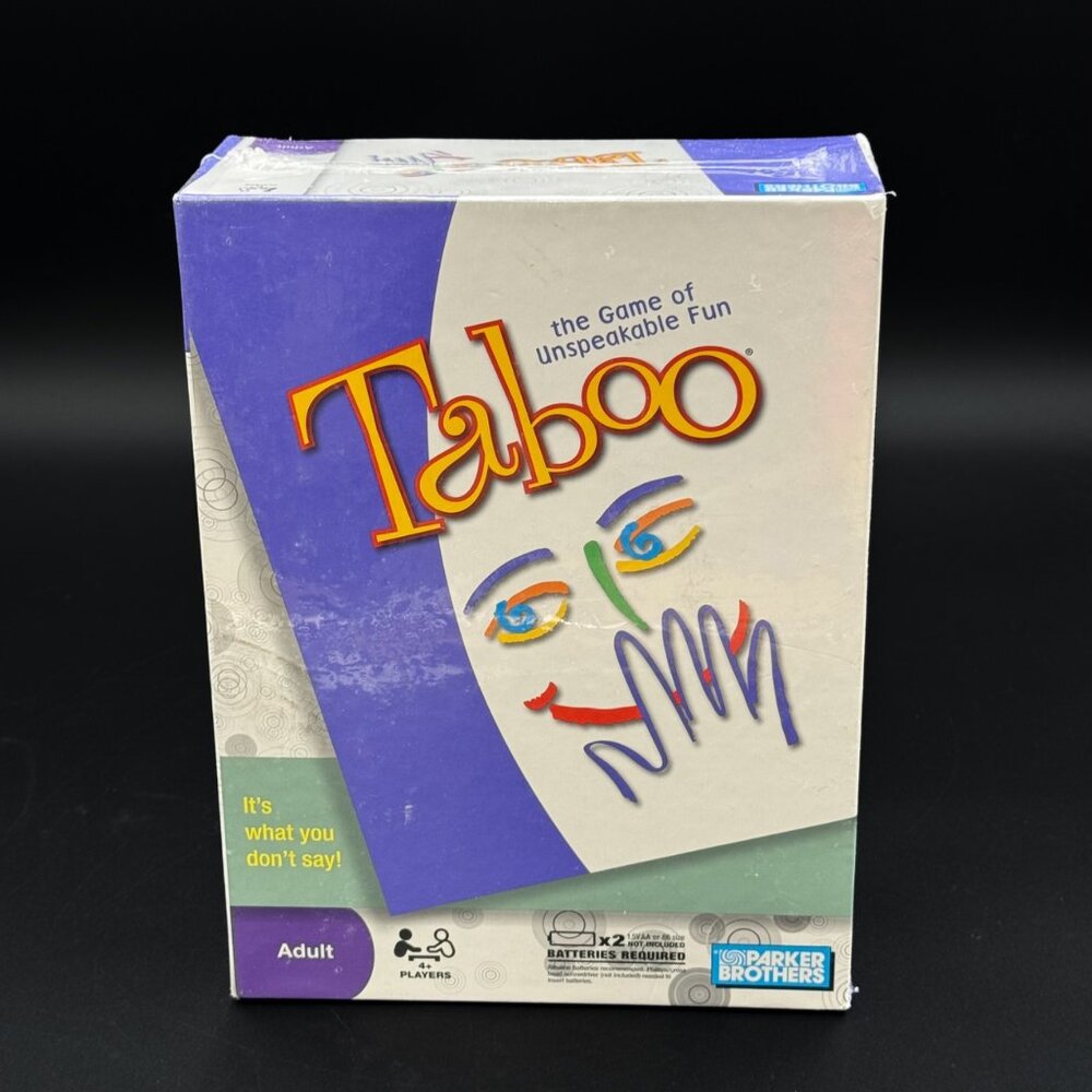 Parker Brothers Taboo Card Game of Unspeakable Fun Adult NEW